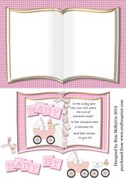 New Baby Girl Celebration Book