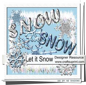 Let It Snow - Digital Element Kit