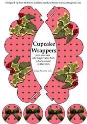 Cupcake Wrappers - Pink Spot