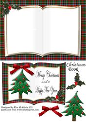 Book Card Christmas Tree