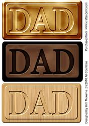Dad Word Fathers Day Topper