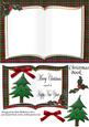 Book Card Christmas Tree