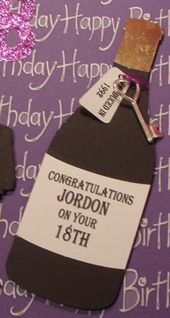 Champagne/wine Bottle with Labels
