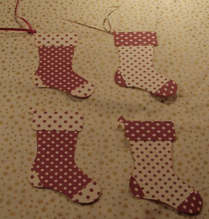 Christmas Stocking Tag Embellishment