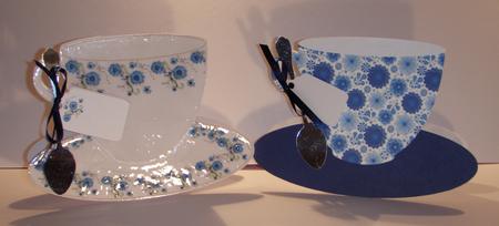 Anyone for Tea Cup and Saucer Card Template