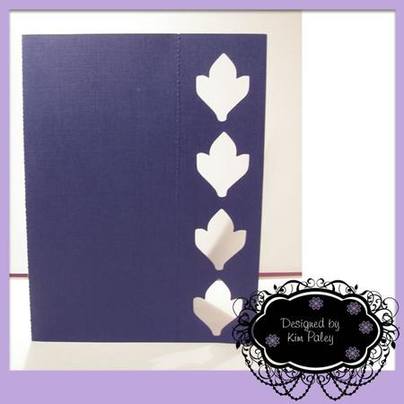 Damask Border Card Blank 1 Bookmark Option