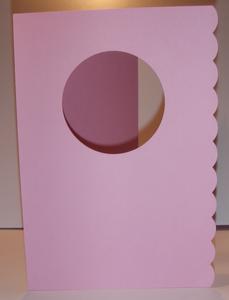 Wavy Edge Circle Aperture Card