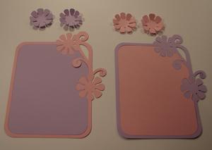 Flower Scroll Frame and Mat