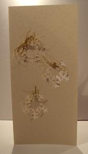 Hanging Snowflake Aperture Christmas Card