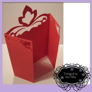 Damask Cut Gate Fold Card
