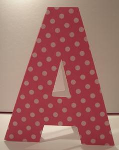 A is for Card Blank Template