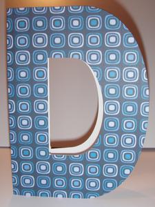 D is for Dad or Daughter Card Template