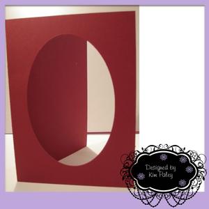 Oval Aperture Card Template