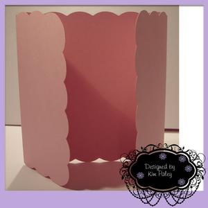 Scalloped Square Gatefold Card Template