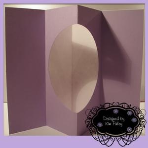 Pop Out Circle Aperture Card Template