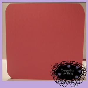 Square Card Blank with Rounded Corners
