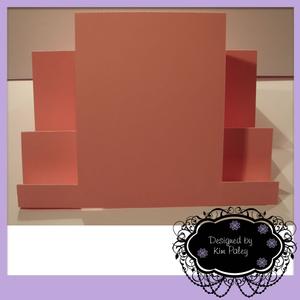Centre Stepper Card Blank Template