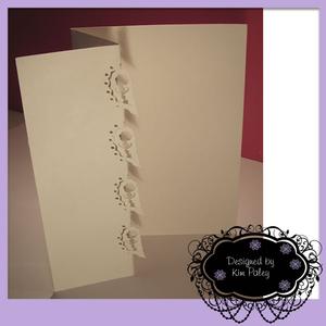 Fold Back Paisley Card Template