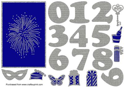 Blue and Silver Build a Celebration