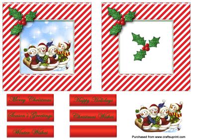 Snowman Sleigh Ride
