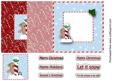 Charlie Christmas Bear at the North Pole