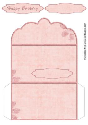 Pink Distressed Money Wallet