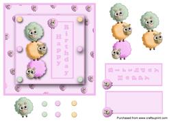 Happy Birthday Sheep Topper
