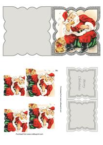 Santa Playing the Harmonica