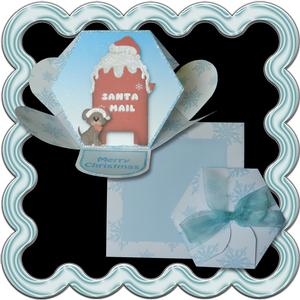 Santa Mail Hexagon Petal Card Kit