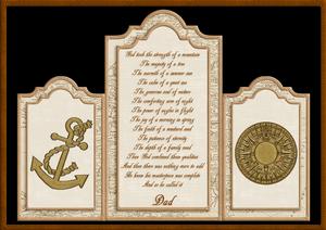 Shaped Tri-fold Card for Dad