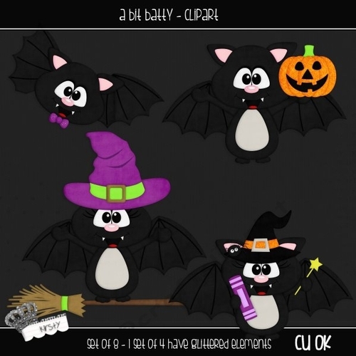 A Bit Batty - Clipart