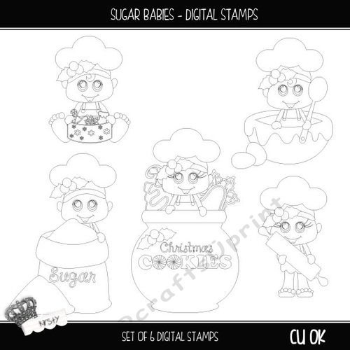 Sugar Babies - Digital Stamps