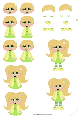 Luna Lemon - A4 Decoupage Sheet