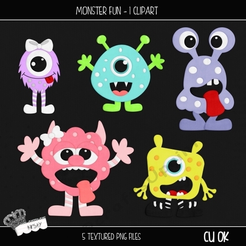 Monster Fun 1 - Clipart