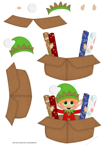 Wrap It Up Boys 3 - A4 Decoupage