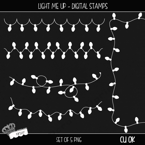 Light Me Up - Digital Stamps