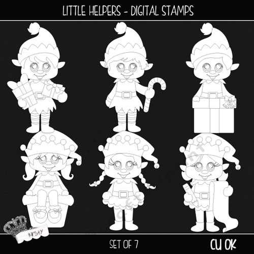 Little Helpers - Digital Stamps