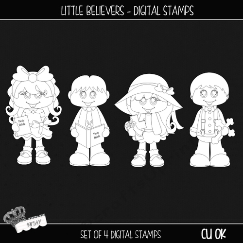 Little Believers - Digital Stamps