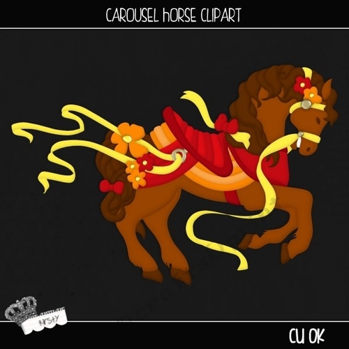 Carousel Horse - Clipart