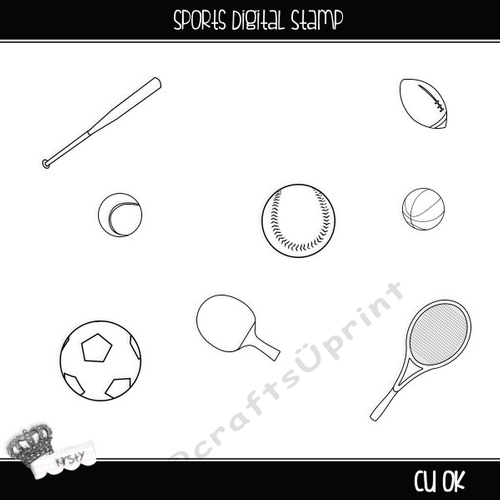 Sports - Digitsl Stamp