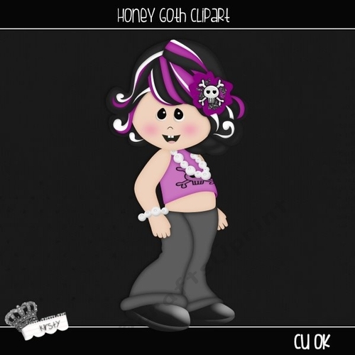 Honey Gothic - Clipart