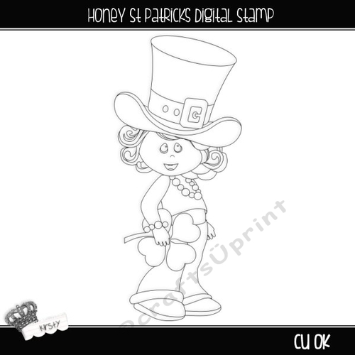 Honey St Patricks - Digital Stamp