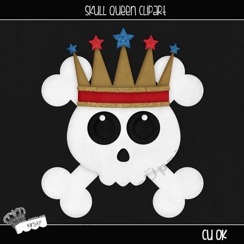 Skull Queen - Clipart