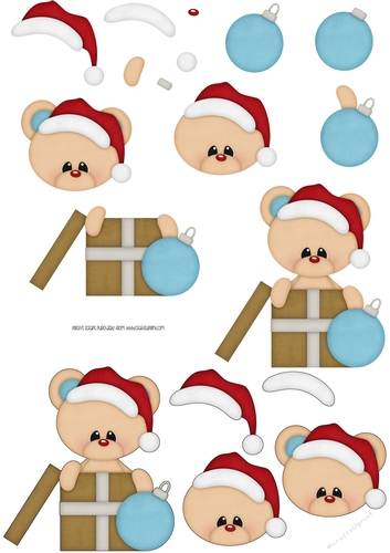 12 Days of Christmas 1 - A4 Decoupage 