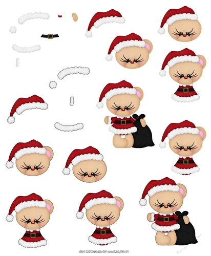 12 Days of Christmas 6 - A4 Decoupage