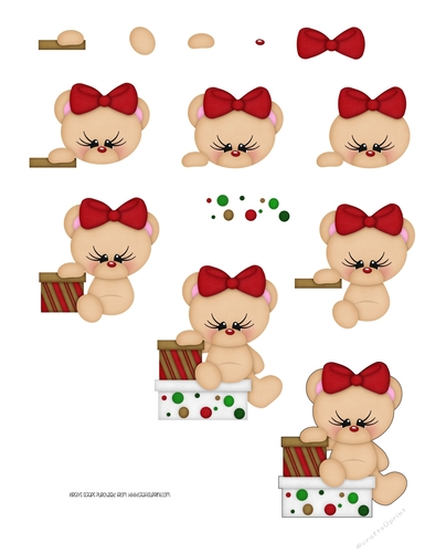 12 Days of Christmas 8 - A4 Decoupage