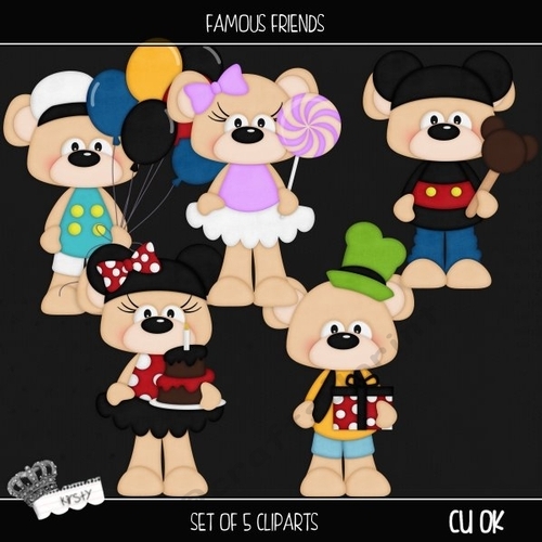 Famous Friends - Clipart