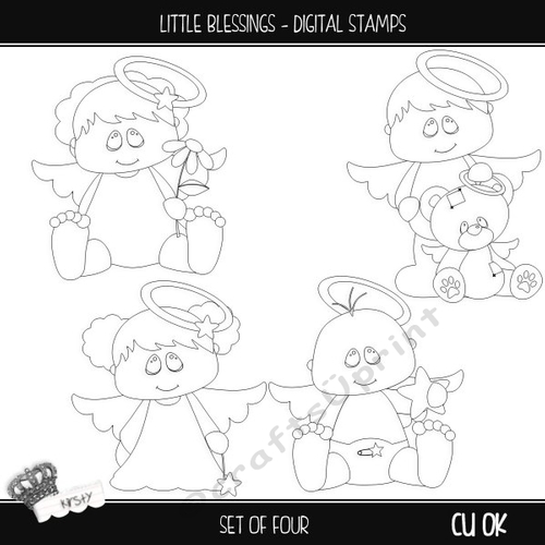 Little Blessings - Digital Stamps
