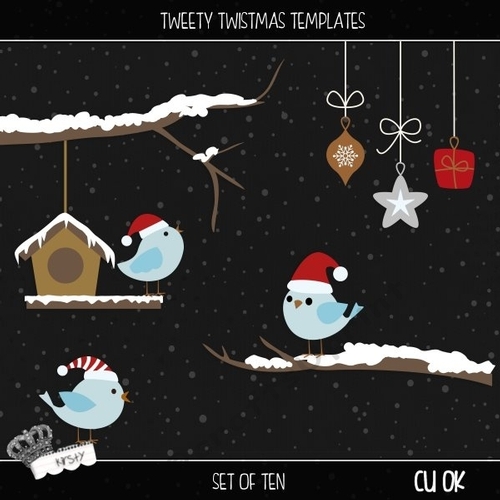 Tweety Twistmas - Layered Templates