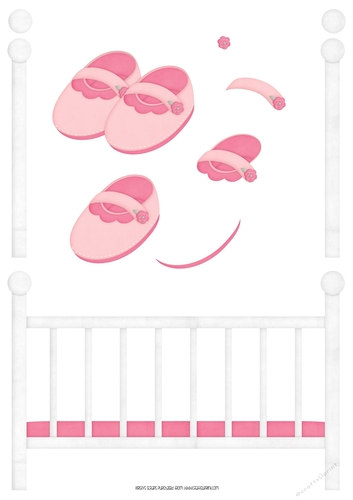 Baby Girl A4 Decoupage Sheet 2